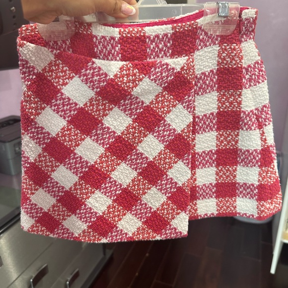 Zara girls fuschia and white skirt size 9 excellent condition - Picture 1 of 2